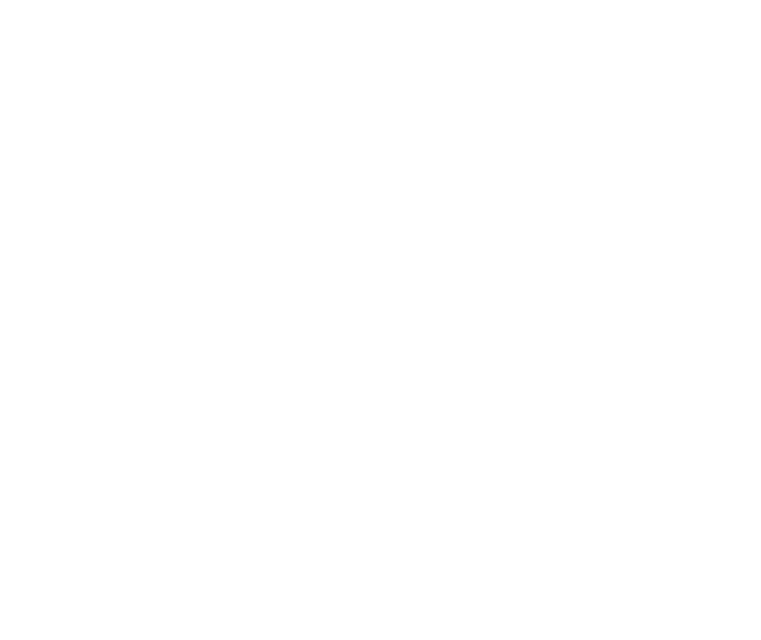 national barndos b white transparent